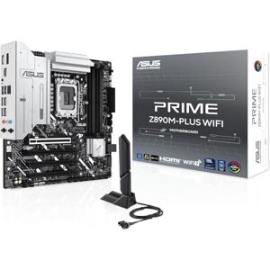 Asus Prime Z890M-PLUS WiFi Gaming Mainboard Sockel Intel LGA1851 (mATX, DDR5, PCIe 5.0, 3X M.2, DisplayPort, HDMI, Advanced AI, WiFi 7, Aura Sync) Asus Prime Z890M-PLUS WiFi Gaming Mainboard Sockel Intel LGA1851 (mATX, DDR5, PCIe 5.0, 3X M.2, DisplayPort, HDMI, Advanced AI, WiFi 7, Aura Sync)