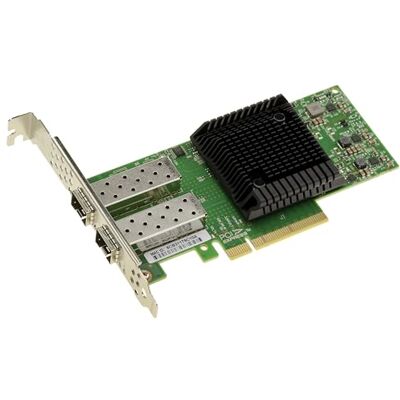 KALEA-INFORMATIQUE PCIe 3.0 x8 Controller-Karte Ethernet-LAN-Netzwerk 2 Ports 25G SFP28 mit Broadcom Mellanox ConnectX-4 LX Chipsatz KALEA-INFORMATIQUE PCIe 3.0 x8 Controller-Karte Ethernet-LAN-Netzwerk 2 Ports 25G SFP28 mit Broadcom Mellanox ConnectX-4 LX Chipsatz