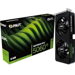 Palit GeForce RTX 5060 Ti Dual (8GB GDDR7/PCI Express 5.0/2572MHz/28000MHz) Palit GeForce RTX 5060 Ti Dual (8GB GDDR7/PCI Express 5.0/2572MHz/28000MHz)