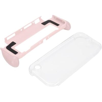 Nintendo Handheld-Konsolengriff-Schutzhülle, Rutschfester, Unabhängiger Deckel, ABS-PC-Handkonsolen-Andockgehäuse Zum Austausch (PINK) Nintendo Handheld-Konsolengriff-Schutzhülle, Rutschfester, Unabhängiger Deckel, ABS-PC-Handkonsolen-Andockgehäuse Zum Austausch (PINK)