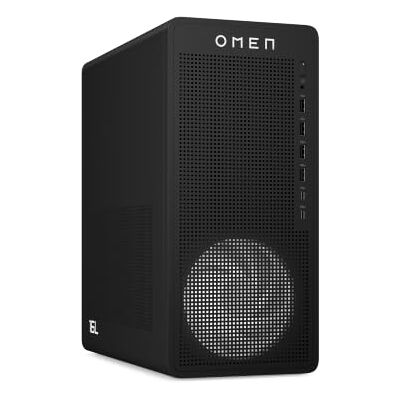 HP Omen 16L Gaming Desktop PC, AMD Ryzen 5 8400F, 16 GB DDR5 RAM, 1 TB SSD, NVIDIA GeForce RTX 5060, Windows 11 Home, RGB-Beleuchtung, Schwarz HP Omen 16L Gaming Desktop PC, AMD Ryzen 5 8400F, 16 GB DDR5 RAM, 1 TB SSD, NVIDIA GeForce RTX 5060, Windows 11 Home, RGB-Beleuchtung, Schwarz