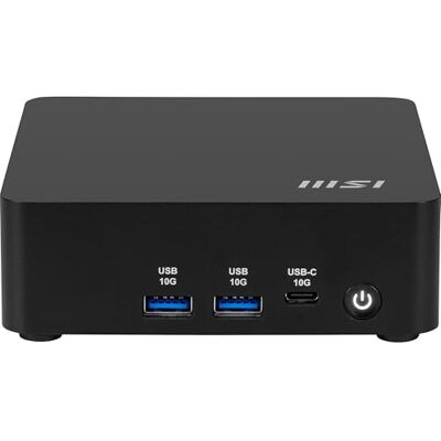 MSI Cubi NUC AI 1UMG-023DE– Intel® Core™ Ultra 5 125H CPU, 8 GB DDR5, 256 GB M.2 SSD, USB 10 Gbit/s Typ C und A, Thunderbolt™ 4 und HDMI™ 2.1, Wi-Fi 6E, Bluetooth 5.3 – Schwarz, Windows 11 Pro MSI Cubi NUC AI 1UMG-023DE– Intel® Core™ Ultra 5 125H CPU, 8 GB DDR5, 256 GB M.2 SSD, USB 10 Gbit/s Typ C und A, Thunderbolt™ 4 und HDMI™ 2.1, Wi-Fi 6E, Bluetooth 5.3 – Schwarz, Windows 11 Pro