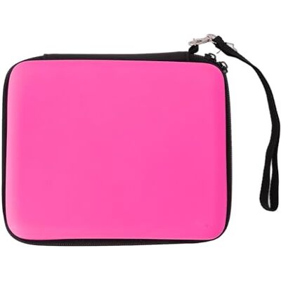 Nintendo Jelquix Spielkonsolen-Tragetasche für 2DS mit 8 Spielkartenhaltern, Stoßfest, Staubdicht, Tragbare Reisetasche für Spielkonsolen-Zubehör, Hartschale (PINK) Nintendo Jelquix Spielkonsolen-Tragetasche für 2DS mit 8 Spielkartenhaltern, Stoßfest, Staubdicht, Tragbare Reisetasche für Spielkonsolen-Zubehör, Hartschale (PINK)