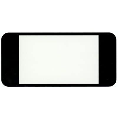Frontscheibe für oberes Display kompatibel für Nintendo 2DS XL, Farbe:Schwarz Frontscheibe für oberes Display kompatibel für Nintendo 2DS XL, Farbe:Schwarz