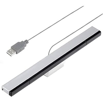 Nintendo RUITROLIKER USB Sensorleiste Infrarot IR Ray Bewegungssensor Signal Empfänger mit stabilem Stand Kompatibel für Wii und Wii U Konsole Nintendo RUITROLIKER USB Sensorleiste Infrarot IR Ray Bewegungssensor Signal Empfänger mit stabilem Stand Kompatibel für Wii und Wii U Konsole