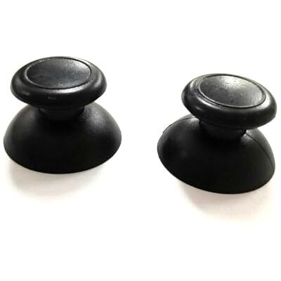Thumbsticks Analog Stick Cap kompatibel mit Nintendo Wii U controller, 2 Stück, Farbe:Schwarz Thumbsticks Analog Stick Cap kompatibel mit Nintendo Wii U controller, 2 Stück, Farbe:Schwarz
