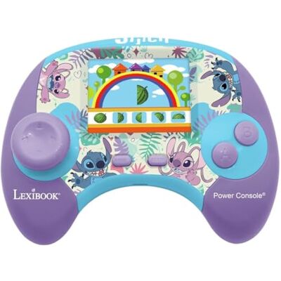 Lexibook Disney Stitch Power Console® – Lernspielkonsole zweisprachig Französisch/Englisch mit 100 Aktivitäten, JCG100i1, Violett/Blau Lexibook Disney Stitch Power Console® – Lernspielkonsole zweisprachig Französisch/Englisch mit 100 Aktivitäten, JCG100i1, Violett/Blau