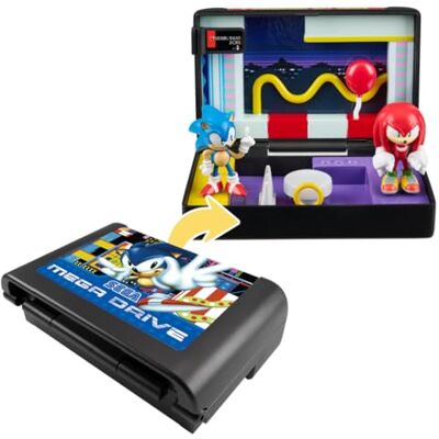 Genesis Sammler-Replik Faltbare Retro-Konsole SEGA Mega Drive – Console Heroes Sonic Boss Bundle – 4 Supervillain-Figuren (Mecha Robotnik, Mecha Sonic, Mr. X, Death Bringer) & exklusives Sonic 1 Diorama Genesis Sammler-Replik Faltbare Retro-Konsole SEGA Mega Drive – Console Heroes Sonic Boss Bundle – 4 Supervillain-Figuren (Mecha Robotnik, Mecha Sonic, Mr. X, Death Bringer) & exklusives Sonic 1 Diorama