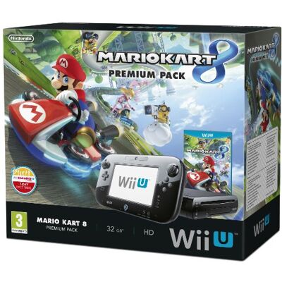 Nintendo Wii U Premium Pack schwarz, 32GB inkl. Mario Kart 8 (Disk-Version) Nintendo Wii U Premium Pack schwarz, 32GB inkl. Mario Kart 8 (Disk-Version)