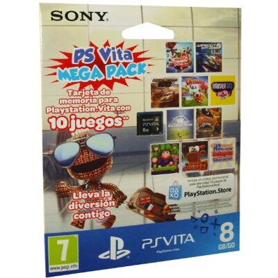 ACCESORIO SONY PSP VITA MEMORY CARD 8GB MEGA PACK 10 JUEGOS ACCESORIO SONY PSP VITA MEMORY CARD 8GB MEGA PACK 10 JUEGOS