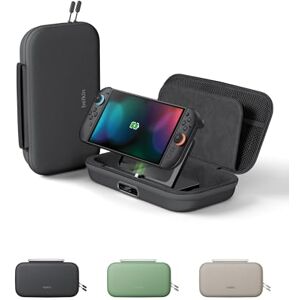 Belkin Gaming Nintendo Switch 2 Tasche Pro mit Powerbank, Abnehmbare 10000mAh Power Bank, Case mit AirTag Fach, Stauraum für 12 Spielkarten, Zubehör, Hartschalen Hülle mit Ladefunktion – Anthrazit Belkin Gaming Nintendo Switch 2 Tasche Pro mit Powerbank, Abnehmbare 10000mAh Power Bank, Case mit AirTag Fach, Stauraum für 12 Spielkarten, Zubehör, Hartschalen Hülle mit Ladefunktion – Anthrazit