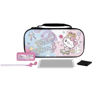Konix Hello Kitty Gaming Starter Kit Zubehörpaket für Nintendo Switch, Switch Lite und Switch OLED Tasche Hartglas Spielebox Ohrhörer Konix Hello Kitty Gaming Starter Kit Zubehörpaket für Nintendo Switch, Switch Lite und Switch OLED Tasche Hartglas Spielebox Ohrhörer