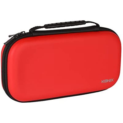Konix Mythics Schutzhülle und Transporttasche Carry Bag für Nintendo Switch, Switch Lite und Switch OLED Platz für 8 Spiele Rot Konix Mythics Schutzhülle und Transporttasche Carry Bag für Nintendo Switch, Switch Lite und Switch OLED Platz für 8 Spiele Rot