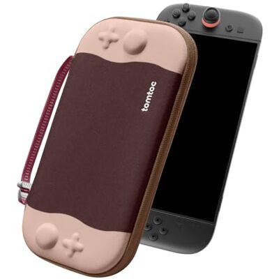 tomtoc Slim Tasche für Nintendo Switch 2, Schutz nach Militärstandard Geruchsfreies Hartschalenetui aus Filz als Case mit 12 Spielekartenfächern, Originalpatent, weichem Futter, tragbar für Reise tomtoc Slim Tasche für Nintendo Switch 2, Schutz nach Militärstandard Geruchsfreies Hartschalenetui aus Filz als Case mit 12 Spielekartenfächern, Originalpatent, weichem Futter, tragbar für Reise