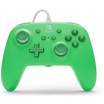 PowerA Verbesserter kabelgebundener Controller für Nintendo Switch Meerschaumgrün, Gamepad, Game-Controller, kabelgebundener Controller, offiziell lizenziert PowerA Verbesserter kabelgebundener Controller für Nintendo Switch Meerschaumgrün, Gamepad, Game-Controller, kabelgebundener Controller, offiziell lizenziert