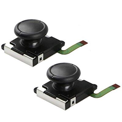 Pegly 3D Analog-Joystick Daumensticks Sensor Flex Kabel Ersatz für Nintendo Switch Joy-Con Controller (2 Stück) Pegly 3D Analog-Joystick Daumensticks Sensor Flex Kabel Ersatz für Nintendo Switch Joy-Con Controller (2 Stück)