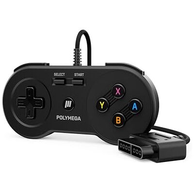 Polymega® Super Retro Controller (RC02) Kabelgebundene Verbindung für SNES Style Controller Ports Polymega® Super Retro Controller (RC02) Kabelgebundene Verbindung für SNES Style Controller Ports