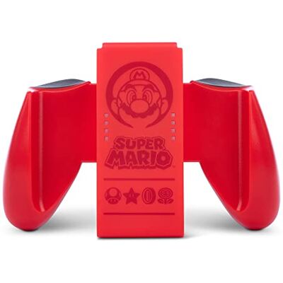 PowerA Joy-Con-Komfortgriff für Nintendo Switch Super Mario Rot, Spiele-Controller, Gamepad, Nintendo Switch Lite, Offiziell Lizenziert PowerA Joy-Con-Komfortgriff für Nintendo Switch Super Mario Rot, Spiele-Controller, Gamepad, Nintendo Switch Lite, Offiziell Lizenziert