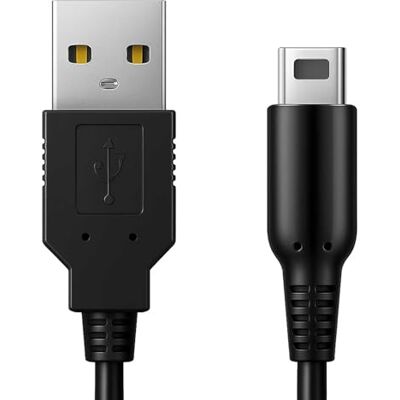 Nintendo OcioDual 3DS Ladekabel USB, Ladegerät 2DS XL, Kabel Kompatibel mit DSi, DSI XL-Konsolen, 1,2m, USB-Netzadapter, 2DS-Ladekabel, Datensynchronisationskabel und Ladegerät, Schwarz Nintendo OcioDual 3DS Ladekabel USB, Ladegerät 2DS XL, Kabel Kompatibel mit DSi, DSI XL-Konsolen, 1,2m, USB-Netzadapter, 2DS-Ladekabel, Datensynchronisationskabel und Ladegerät, Schwarz