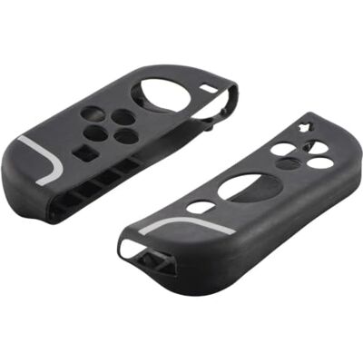 Hama Hülle für Nintendo Switch Joy Con Controller (2 Silikon Schutzhüllen für mehr Grip und ergonomisches Handling) Ergonomic Joy Con Case/Cover schwarz Hama Hülle für Nintendo Switch Joy Con Controller (2 Silikon Schutzhüllen für mehr Grip und ergonomisches Handling) Ergonomic Joy Con Case/Cover schwarz