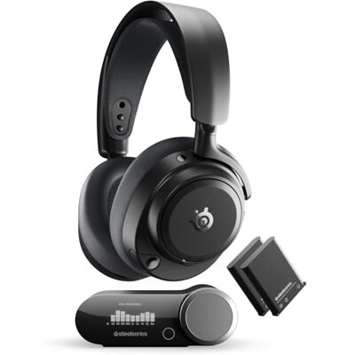 SteelSeries Arctis Nova Pro Omni – Hi‑Res-Wireless Gaming-Headset, 96 kHz/24 Bit, ANC, ClearCast Pro-Mic, KI-Geräuschunterdrückung, Mobile App, Mix 2,4 GHz + BT, OmniPlay PC+PS5+Xbox – Graphit SteelSeries Arctis Nova Pro Omni – Hi‑Res-Wireless Gaming-Headset, 96 kHz/24 Bit, ANC, ClearCast Pro-Mic, KI-Geräuschunterdrückung, Mobile App, Mix 2,4 GHz + BT, OmniPlay PC+PS5+Xbox – Graphit