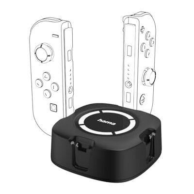 Hama Ladestation für Nintendo Switch Joy-Con (für bis zu 4 Joy Cons, Ladestation für Switch Controller, Zubehör für Nintendo Switch, standfest, Aufladen in 4,5 Stunden, Controller Halter) schwarz Hama Ladestation für Nintendo Switch Joy-Con (für bis zu 4 Joy Cons, Ladestation für Switch Controller, Zubehör für Nintendo Switch, standfest, Aufladen in 4,5 Stunden, Controller Halter) schwarz