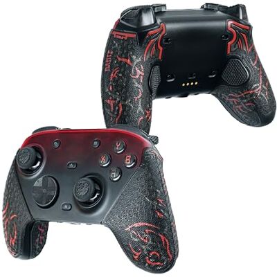 Shadow BOOLT Controller Griffe für GameSir G7 Pro – Anti-Rutsch, Mehrtextur, Schweißabsorbierend, Vorgeschnittenes Grifftape Set (Schwarz, Rot & Metallisch Grau) Shadow BOOLT Controller Griffe für GameSir G7 Pro – Anti-Rutsch, Mehrtextur, Schweißabsorbierend, Vorgeschnittenes Grifftape Set (Schwarz, Rot & Metallisch Grau)
