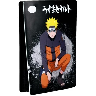 Konix Naruto Shippuden Schutzabdeckung für PS5-Konsole Silikon Stoßfest Kratzfest Naruto-Motiv Schwarz Konix Naruto Shippuden Schutzabdeckung für PS5-Konsole Silikon Stoßfest Kratzfest Naruto-Motiv Schwarz