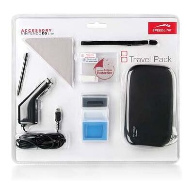 Speedlink Travel-Pack für Nintendo DS Lite (Transporttasche, KFZ-Ladegerät, Displayfolie, Spielehüllen uvm.) schwarz Speedlink Travel-Pack für Nintendo DS Lite (Transporttasche, KFZ-Ladegerät, Displayfolie, Spielehüllen uvm.) schwarz