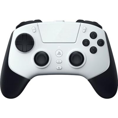 Razer Raiju V3 Pro Kabelloser E-Sport-Controller für PlayStation 5 & PC 4 abnehmbare Mausklick-Tasten & 2 Klauengriff-Bumper TMR-Analogsticks Pro HyperTrigger Mecha-Tactile-Tasten Weiß Razer Raiju V3 Pro Kabelloser E-Sport-Controller für PlayStation 5 & PC 4 abnehmbare Mausklick-Tasten & 2 Klauengriff-Bumper TMR-Analogsticks Pro HyperTrigger Mecha-Tactile-Tasten Weiß
