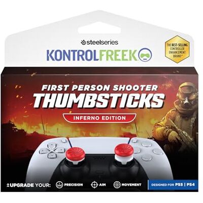 KontrolFreek FPS Freek Inferno PS5 Stick Aufsätze High-Rise & Mid-Rise Joystick Erhöhung für PlayStation 5 & PS4 Maximale Präzision für FPS Rot KontrolFreek FPS Freek Inferno PS5 Stick Aufsätze High-Rise & Mid-Rise Joystick Erhöhung für PlayStation 5 & PS4 Maximale Präzision für FPS Rot