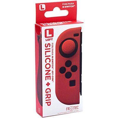 Nintendo Switch Joy Con Silicone Skin + Grip Left Red Nintendo Switch Joy Con Silicone Skin + Grip Left Red