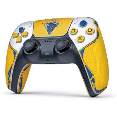 Shadow Controller Griffe für PS5 DualSense, Anti-Rutsch, Mehrtextur, Schweißabsorbierend, Vorgeschnittenes Grifftape Set (Gelb, Blau & Schwarz, 2.0 für DualSense) Shadow Controller Griffe für PS5 DualSense, Anti-Rutsch, Mehrtextur, Schweißabsorbierend, Vorgeschnittenes Grifftape Set (Gelb, Blau & Schwarz, 2.0 für DualSense)