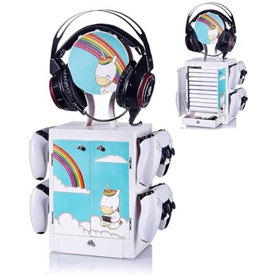 Numskull 5056280448341 The Unicorn Gaming Locker, Controller-Halter, Headset-Ständer für PS5, Xbox Series X S, Nintendo Switch-Offizielles Merchandise, Eric das Einhorn Numskull 5056280448341 The Unicorn Gaming Locker, Controller-Halter, Headset-Ständer für PS5, Xbox Series X S, Nintendo Switch-Offizielles Merchandise, Eric das Einhorn