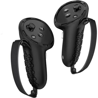 Garmin DigiCharge Schutzhülle für Meta Quest 3S / 3S Xbox edition/Quest 3 Touch Controller, Silikon Hülle Schutzhülle für MetaQuest VR Schutzhülle Silikon Fallschutz mit verstellbarer Handschlaufe Garmin DigiCharge Schutzhülle für Meta Quest 3S / 3S Xbox edition/Quest 3 Touch Controller, Silikon Hülle Schutzhülle für MetaQuest VR Schutzhülle Silikon Fallschutz mit verstellbarer Handschlaufe