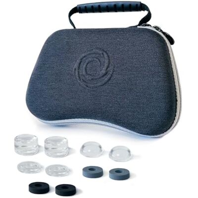 Oniverse Universal Controller Hart Hülle Tasche für PS5, PS4, Xbox One Series X S mit Joystick-Verlängerungen und Präzisionsringen, Griff, Stoßfest, Kratzfester Samt-Innenausstattung, Zubehörfach Oniverse Universal Controller Hart Hülle Tasche für PS5, PS4, Xbox One Series X S mit Joystick-Verlängerungen und Präzisionsringen, Griff, Stoßfest, Kratzfester Samt-Innenausstattung, Zubehörfach