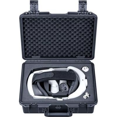 Lykus Titan OQ210 Hartschalenkoffer für Quest 3S/3, Kiwi Design K4 Strap NUR KOFFER, Passend für K4 Boost/Comfort (nicht Duo AIO) Head Strap, IP67 wasserdicht, Stoßfest, CNC-gefrästes Schaumstoff Lykus Titan OQ210 Hartschalenkoffer für Quest 3S/3, Kiwi Design K4 Strap NUR KOFFER, Passend für K4 Boost/Comfort (nicht Duo AIO) Head Strap, IP67 wasserdicht, Stoßfest, CNC-gefrästes Schaumstoff