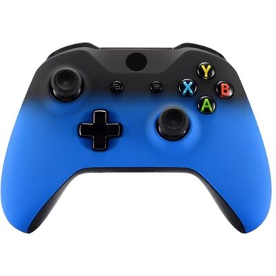 eXtremeRate Case für Xbox One S/X Controller, DIY-Ersatz Hülle Front Gehäuse Cover Faceplates Umbau Zubehör für Xbox One S/X Controller Model 1708(Schatten Blau) eXtremeRate Case für Xbox One S/X Controller, DIY-Ersatz Hülle Front Gehäuse Cover Faceplates Umbau Zubehör für Xbox One S/X Controller Model 1708(Schatten Blau)