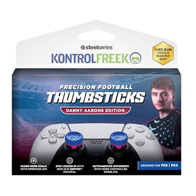 SteelSeries KontrolFreek® Precision Football Thumbsticks – Danny Aarons Edition für PlayStation 4 (PS4) und PlayStation 5 (PS5) Controller Blau/Pink SteelSeries KontrolFreek® Precision Football Thumbsticks – Danny Aarons Edition für PlayStation 4 (PS4) und PlayStation 5 (PS5) Controller Blau/Pink