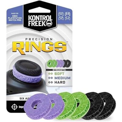 KontrolFreek Precision Rings Zielerfassungshilfe Bewegungskontrolle für PlayStation 4 (PS4), Xbox One, Switch Pro und Scuf Controller Gemischte Stärke KontrolFreek Precision Rings Zielerfassungshilfe Bewegungskontrolle für PlayStation 4 (PS4), Xbox One, Switch Pro und Scuf Controller Gemischte Stärke