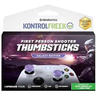 KontrolFreek FPS Freek Galaxy Xbox Stick Aufsätze Ikonische Performance Thumbsticks für Xbox Series X S & Xbox One Controller Stickerhöhung für FPS Lila KontrolFreek FPS Freek Galaxy Xbox Stick Aufsätze Ikonische Performance Thumbsticks für Xbox Series X S & Xbox One Controller Stickerhöhung für FPS Lila