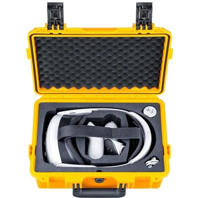 Lykus Titan OQ200 Wasserdichter Koffer für Quest 3S/3, Elite Head Strap NUR KOFFER, Passend für Standard & Official Elite Head Strap, IP67 wasserdicht, Stoßfest, CNC-gefrästes Schaumstoff Lykus Titan OQ200 Wasserdichter Koffer für Quest 3S/3, Elite Head Strap NUR KOFFER, Passend für Standard & Official Elite Head Strap, IP67 wasserdicht, Stoßfest, CNC-gefrästes Schaumstoff