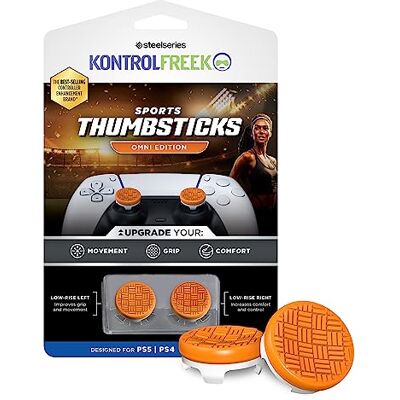 KontrolFreek Omni PS5 Stick Aufsätze 2X Low-Rise Konkave Controller Grips für PS5 & PS4 Verbesserter Grip für alle Genres Orange KontrolFreek Omni PS5 Stick Aufsätze 2X Low-Rise Konkave Controller Grips für PS5 & PS4 Verbesserter Grip für alle Genres Orange