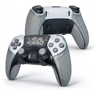 Shadow Controller Griffe für PS5 DualSense Edge – Anti-Rutsch, Mehrtextur, Schweißabsorbierend, Vorgeschnittenes Grifftape Set (Aschgrau & Silber, 2.0 für DualSense Edge) Shadow Controller Griffe für PS5 DualSense Edge – Anti-Rutsch, Mehrtextur, Schweißabsorbierend, Vorgeschnittenes Grifftape Set (Aschgrau & Silber, 2.0 für DualSense Edge)