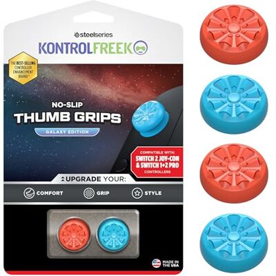 KontrolFreek No-Slip Galaxy Edition Stick Aufsätze für Switch Performance Thumbsticks für Nintendo Switch Pro Controller & Joy-Con Rot & Blau KontrolFreek No-Slip Galaxy Edition Stick Aufsätze für Switch Performance Thumbsticks für Nintendo Switch Pro Controller & Joy-Con Rot & Blau