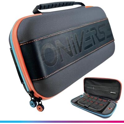 Oniverse Schutzhülle kompatibel mit Nintendo Switch 2/OLED/Switch Hartschalenhülle mit Griff, Gepolstertes Innenfach, Spielplatz, Aufbewahrungsnetz Grau Oniverse Schutzhülle kompatibel mit Nintendo Switch 2/OLED/Switch Hartschalenhülle mit Griff, Gepolstertes Innenfach, Spielplatz, Aufbewahrungsnetz Grau
