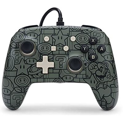 Verbesserter Kabelgebundener PowerA Controller für Nintendo Switch – Power-Up Mario, Gamepad, Game-Controller, Kabelgebundener Controller, Offiziell Lizenziert Verbesserter Kabelgebundener PowerA Controller für Nintendo Switch – Power-Up Mario, Gamepad, Game-Controller, Kabelgebundener Controller, Offiziell Lizenziert