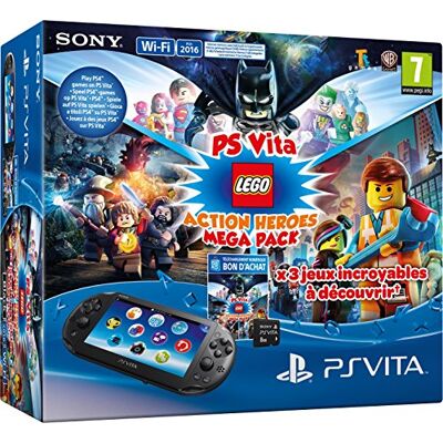 Console Playstation Vita + Lego Mega Pack + Carte Mémoire 8 Go pour PS Vita Console Playstation Vita + Lego Mega Pack + Carte Mémoire 8 Go pour PS Vita