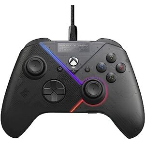 Asus ROG Raikiri PC Controller (einstellbare Trigger und Joystick-Empfindlichkeit, Tasten auf der Rückseite, Aura RGB Beleuchtung, ESS DAC, 3,5-mm Kopfhörerbuchse, Stummschalttaste, PC, Laptop, Xbox) Asus ROG Raikiri PC Controller (einstellbare Trigger und Joystick-Empfindlichkeit, Tasten auf der Rückseite, Aura RGB Beleuchtung, ESS DAC, 3,5-mm Kopfhörerbuchse, Stummschalttaste, PC, Laptop, Xbox)