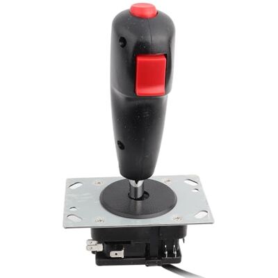 Jelquix 8-Wege-Flug-Joystick, Hochempfindlicher Auslöser und Oberer Feuerknopf für Simulator-Flugmaschinen. Einfache Montage für Liebhaber von -Spielen Jelquix 8-Wege-Flug-Joystick, Hochempfindlicher Auslöser und Oberer Feuerknopf für Simulator-Flugmaschinen. Einfache Montage für Liebhaber von -Spielen